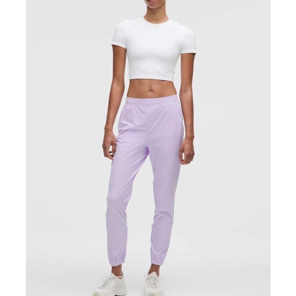 NWT $128 Lululemon Adapted State Sz 10 Jogger Full Length Lavender Frost